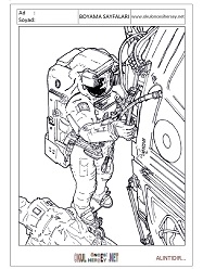 Astranot boyama sayfaları